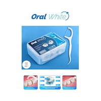 Oral White Cleaning Pro Diş İpi Sade 50'li Oral White Cleaning Pro Diş İpi Sade 50'li