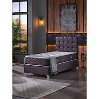 Beehanem Bengü 100x200 Tek Kişilik Baza Başlik Yatak 3 Lü Set Antrasit Antrasit 100 X 200 Beehanem Bengü 100x200 Tek Kişilik Baza Başlik Yatak 3 Lü Set Antrasit Antrasit 100 X 200