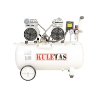 Kuletaş 2HP 8 Bar Süper Sessiz Yağsız Çift Motor Dişçi Hava Kompresörü 60 L Kuletaş 2HP 8 Bar Süper Sessiz Yağsız Çift Motor Dişçi Hava Kompresörü 60 L