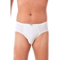 6 Adet Seher 0005 Erkek Penye Slip Beyaz 6 Adet Seher 0005 Erkek Penye Slip Beyaz