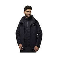 Jack Wolfskin Jasper 3ın1 Jkt M Erkek Outdoor Montu A61858-635 Siyah