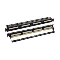 24 Port Cat6 Utp Patch Panel Dolu 24 Port Cat6 Utp Patch Panel Dolu