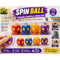 Spin Ball Fidget Oyuncak 1 Adet Dönen Stres Topu Parmak Egzersiz Ve Dikkat Geliştirici El Oyuncağı Spin Ball Fidget Oyuncak 1 Adet Dönen Stres Topu Parmak Egzersiz Ve Dikkat Geliştirici El Oyuncağı