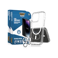 Buff Apple iPhone Uyumlu 14 Pro Max - 2x5d Ekran Koruyucu + Magsafe Kılıf + Lens Koruyucu Privacy Hayalet Buff Apple iPhone Uyumlu 14 Pro Max - 2x5d Ekran Koruyucu + Magsafe Kılıf + Lens Koruyucu Privacy Hayalet