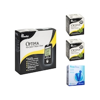 Optima Şeker Ölçüm Cihazı + Strip 100 Adet + 100 Lanset Optima Şeker Ölçüm Cihazı + Strip 100 Adet + 100 Lanset