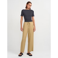 Dilvin Geniş Paça Özel Kesim Pantolon 101a71535 Açık Camel Dilvin Geniş Paça Özel Kesim Pantolon 101a71535 Açık Camel