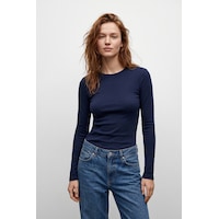 Elemge %95pamuk %5likra Vücuda Oturan Magic Fit Lacivert Kadın Stretch Uzun Kollu T-shirt Compact Penye Esnek Basic Tişört Elastan Bluz Elemge %95pamuk %5likra Vücuda Oturan Magic Fit Lacivert Kadın Stretch Uzun Kollu T-shirt Compact Penye Esnek Basic Tişört Elastan Bluz