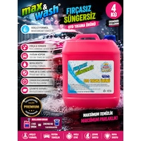 Max&wash 4 Kg Fırçasız Süngersiz Oto Yıkama Şampuanı 1/60 Konsantre Yoğun Köpük Boya Dostu Profesyonel Araç Yıkama Ürünü Max&wash 4 Kg Fırçasız Süngersiz Oto Yıkama Şampuanı 1/60 Konsantre Yoğun Köpük Boya Dostu Profesyonel Araç Yıkama Ürünü