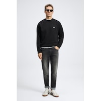 Lufian Blake Erkek Sweatshirt Siyah Siyah 112030193100100 Lufian Blake Erkek Sweatshirt Siyah Siyah 112030193100100