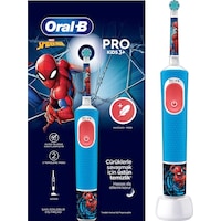 ORAL B Vitality Pro Spiderman Özel Seri Çocuklar İçin Şarj Edilebilir Diş Fırçası D103 ORAL B Vitality Pro Spiderman Özel Seri Çocuklar İçin Şarj Edilebilir Diş Fırçası D103