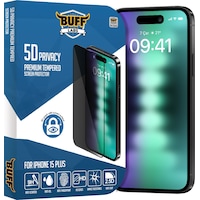 Buff Apple iPhone 15 Plus Uyumlu 5d Privacy Ekran Koruyucu Buff Apple iPhone 15 Plus Uyumlu 5d Privacy Ekran Koruyucu