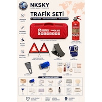 Nksky Eva Çantalı 45 Parça Trafik Ve İlk Yardım Seti Muayene Uyumlu 1 Kg Yangın Söndürücü E Belgeli Demir Ayaklı Reflektör Nksky Eva Çantalı 45 Parça Trafik Ve İlk Yardım Seti Muayene Uyumlu 1 Kg Yangın Söndürücü E Belgeli Demir Ayaklı Reflektör