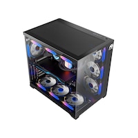 Alpha Elite 7x Argb Fan Kumanda Ve Kontrolcü Atx Boş Bilgisayar Kasası Siyah Alpha Elite 7x Argb Fan Kumanda Ve Kontrolcü Atx Boş Bilgisayar Kasası Siyah