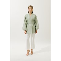 Manuka Jakar Organze Kimono Mint Mint Manuka Jakar Organze Kimono Mint Mint