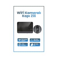 Harvox Wi-fi Kameralı Kapı Zili 1080p Akıllı Kablosuz Görüntülü Kapı Zili, 130 Geniş Açı, Uzaktan Kontrol Harvox Wi-fi Kameralı Kapı Zili 1080p Akıllı Kablosuz Görüntülü Kapı Zili, 130 Geniş Açı, Uzaktan Kontrol