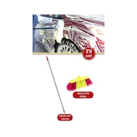 Profesyonel Mega Oto Fırçası Ve Krom Sap Seti, Otomobil Minibüs Otobüs Yıkama Fırça + Krom Sap 130cm Profesyonel Mega Oto Fırçası Ve Krom Sap Seti, Otomobil Minibüs Otobüs Yıkama Fırça + Krom Sap 130cm