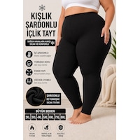 Medament Büyük Beden Kadın Şardonlu Tayt Kışlık Sıcak Tutan Yüksek Bel Esnek Tayt 2xl 3xl 4xl 5xl 6xl 7xl 8xl Siyah Medament Büyük Beden Kadın Şardonlu Tayt Kışlık Sıcak Tutan Yüksek Bel Esnek Tayt 2xl 3xl 4xl 5xl 6xl 7xl 8xl Siyah