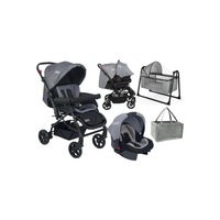 Tommy Baby Elegant Yenidoğan Seti Bebek Arabası Beşik Ana Kucağı Gri Tommy Baby Elegant Yenidoğan Seti Bebek Arabası Beşik Ana Kucağı Gri