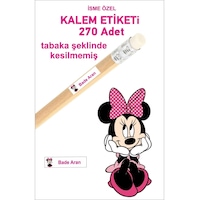 Öğrenci Etiketi Isimli Minnie Mouse Okul Kalem Etiketi Kalem Stic Öğrenci Etiketi Isimli Minnie Mouse Okul Kalem Etiketi Kalem Stic