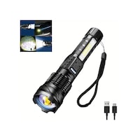 Valkyrie Şarjlı 7 Modlu Ultra Güçlü Led El Feneri Çakarlı Çok Fonksiyonlu Zoom 1500mah Siyah Valkyrie Şarjlı 7 Modlu Ultra Güçlü Led El Feneri Çakarlı Çok Fonksiyonlu Zoom 1500mah Siyah