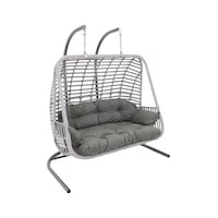 Monalin Home Garden Kudüs Rattan El Örgüsü Çift Kişilik Balkon Teras Bahçe Salıncağı Açık Gri Monalin Home Garden Kudüs Rattan El Örgüsü Çift Kişilik Balkon Teras Bahçe Salıncağı Açık Gri