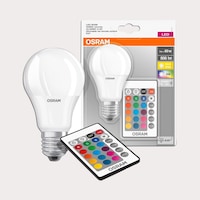 Osram 9 W E27 Dimmerli Uzaktan Kumandalı Led Ampul RGB Osram 9 W E27 Dimmerli Uzaktan Kumandalı Led Ampul RGB