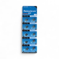 Mettzchrom Kol Saat Pili 377a Sr626sw Lr626 Ag4 1.5v Kol Saati Pili 10'lu Mettzchrom Kol Saat Pili 377a Sr626sw Lr626 Ag4 1.5v Kol Saati Pili 10'lu