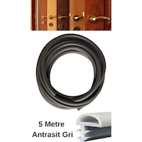 Amerikan Panel Kapı Fitili 5 Metre Antrasit Gri Renk Ahşap Kapı Contası Diğer Amerikan Panel Kapı Fitili 5 Metre Antrasit Gri Renk Ahşap Kapı Contası Diğer