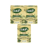 Dalan Antik Vegan El Yapımı Doğal Katı Defneli Zeytinyağı Sabunu 3 x 900 G Dalan Antik Vegan El Yapımı Doğal Katı Defneli Zeytinyağı Sabunu 3 x 900 G