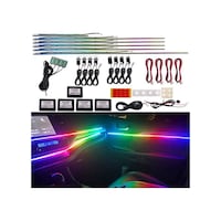 64 Renk Rgb Araç İç Ambiyans Led Dekorasyon Ortam Işıkları
