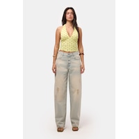 it's basic Kadın Kot Rengi 12s6-65 Loose Baggy Fit Denim Jean it's basic Kadın Kot Rengi 12s6-65 Loose Baggy Fit Denim Jean
