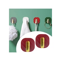 Mucit Home 2 Adet Retro Gold Detaylı Havlu Askısı Kendinden Yapışkanlı Banyo Askısı Renkli Mucit Home 2 Adet Retro Gold Detaylı Havlu Askısı Kendinden Yapışkanlı Banyo Askısı Renkli