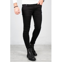 Deepsea Siyah Skinny Kesim Erkek Kot Pantolon 2004157 Siyah Deepsea Siyah Skinny Kesim Erkek Kot Pantolon 2004157 Siyah