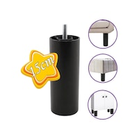 Silindir Destek Ayağı 15 Cm Siyah Gizli Ayak Mobilya Kanepe Baza Koltuk Dolap Sehpa Tv Ünitesi Ayağı Silindir Destek Ayağı 15 Cm Siyah Gizli Ayak Mobilya Kanepe Baza Koltuk Dolap Sehpa Tv Ünitesi Ayağı