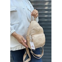 Just Polo Kadın Yeni Sezon İthal Klinkır Kumaş Lüks Ve Şık Vücut & Sırt Çantası Shopper Krem Just Polo Kadın Yeni Sezon İthal Klinkır Kumaş Lüks Ve Şık Vücut & Sırt Çantası Shopper Krem