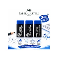 Orta Boy Sınav Silgisi 3 Adet Yumuşak Silgi Faber-castell Orta Boy Sınav Silgisi 3 Adet Yumuşak Silgi Faber-castell