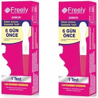 Freely Erken Gebelik Testi 1 Test x 2 Paket Freely Erken Gebelik Testi 1 Test x 2 Paket