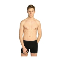 Erkek Elastan Likralı Boxer 6'lı Paket. Siyah Erkek Elastan Likralı Boxer 6'lı Paket. Siyah
