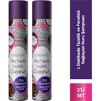 Hindistan Cevizi Kokulu Hacimlendirici Kuru Şampuan Seti 2x200ml- Vegan - Uv Korumalı Hindistan Cevizi Kokulu Hacimlendirici Kuru Şampuan Seti 2x200ml- Vegan - Uv Korumalı