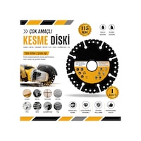 115 Mm Çok Amaçlı Kesme Diski 1 Adet Ahşap Metal Seramik Beton Pvc İnox Taş Kesim Diski 115 Mm Çok Amaçlı Kesme Diski 1 Adet Ahşap Metal Seramik Beton Pvc İnox Taş Kesim Diski
