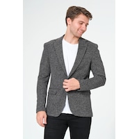 Bonesti Erkek Slim Fit Blazer Ceket Antrasit Bonesti Erkek Slim Fit Blazer Ceket Antrasit