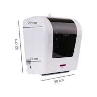 Flosoft Fotoselli Sensörlü Kağıt Havlu Verici 21 Cm F047 Beyaz - Siyah Flosoft Fotoselli Sensörlü Kağıt Havlu Verici 21 Cm F047 Beyaz - Siyah