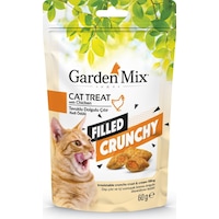 Garden Mix Tavuk Dolgulu Çıtır Kedi Ödülü 60 Gr Garden Mix Tavuk Dolgulu Çıtır Kedi Ödülü 60 Gr