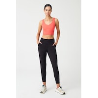 Los Ojos Kadın Siyah Yüksek Bel Jogger Eşofman Altı Joggers Siyah Siyah Los Ojos Kadın Siyah Yüksek Bel Jogger Eşofman Altı Joggers Siyah Siyah
