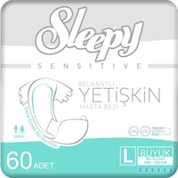 Sleepy Yetişkin Hasta Bezi Large 2 x 30'Lu 60 Adet Sleepy Yetişkin Hasta Bezi Large 2 x 30'Lu 60 Adet