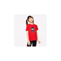 Uyguntarz Çocuk Mood Baskılı Pamuklu Tshirt Kırmızı Uyguntarz Çocuk Mood Baskılı Pamuklu Tshirt Kırmızı