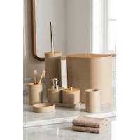 Porsima 4533 8 Parça Banyo Seti - Bambu Kapaklı Çöp Kovası, Sabunluk, Diş Fırçalığı Ve Wc Fırçası Kapicino Açık Kahverengi Porsima 4533 8 Parça Banyo Seti - Bambu Kapaklı Çöp Kovası, Sabunluk, Diş Fırçalığı Ve Wc Fırçası Kapicino Açık Kahverengi