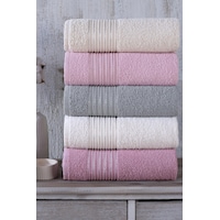 Range El ve Yüz Havlu Seti 5'li 50 x 90 CM Çok Renkli Range El ve Yüz Havlu Seti 5'li 50 x 90 CM Çok Renkli