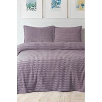 Merinos Twist Çift Kişilik Battaniye Seti Mürdüm Mürdüm Merinos Twist Çift Kişilik Battaniye Seti Mürdüm Mürdüm