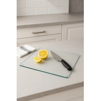 Cam Kesme Tahtası, Büyük Boy Kesme Tahtası, Kenarları Oval Sunumluk, Antibakteriyel 25x35 Cm Şeffaf Cam Kesme Tahtası, Büyük Boy Kesme Tahtası, Kenarları Oval Sunumluk, Antibakteriyel 25x35 Cm Şeffaf
